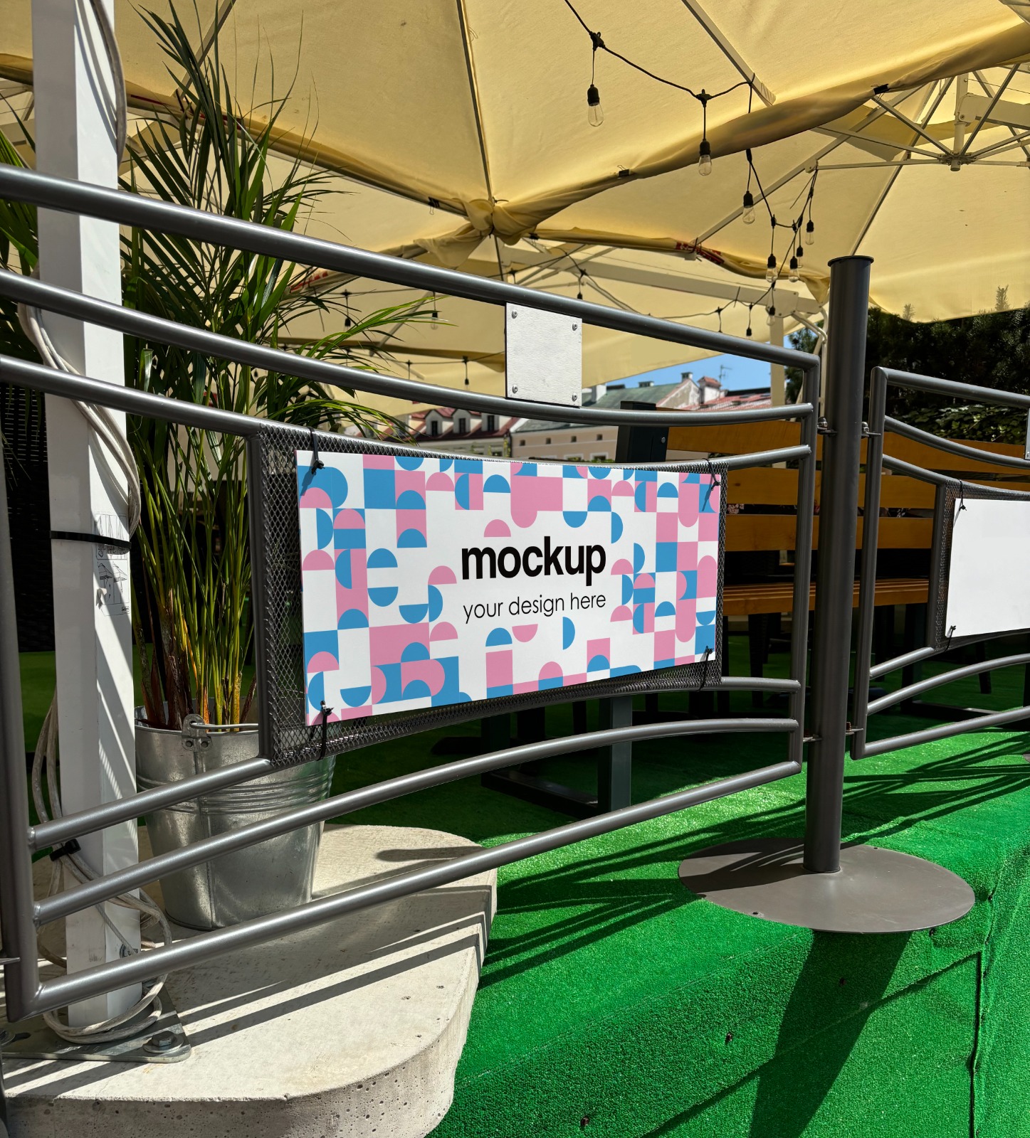 indoor banners mockup